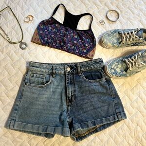 PacSun Two-Toned Denim Shorts